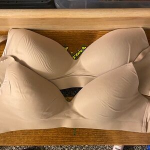 Soma Strapless Seamless Bra in Nude